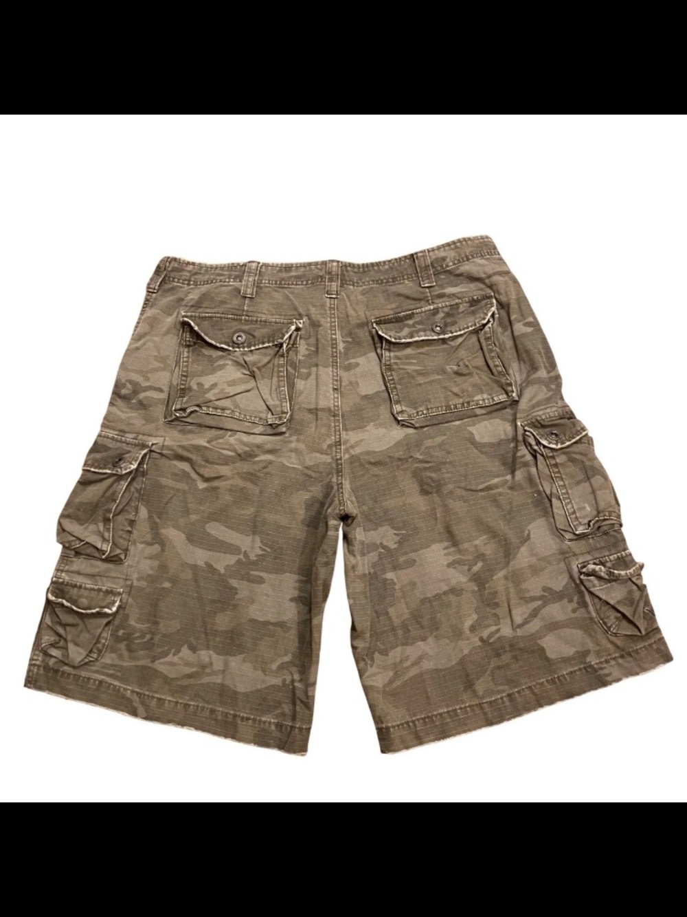 NOBO Cargo Shorts Men Camo 90s Y2K Baggy Army Streetwear 38 - Picture 5 of 15